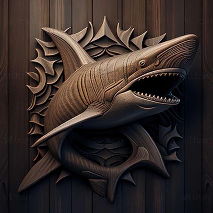 3D model shark (STL)